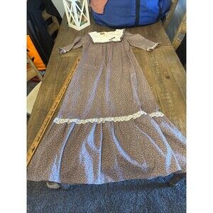 Darina Hawaii Vintage Cotton Gown Floral Print SEE MEASUREMENTS